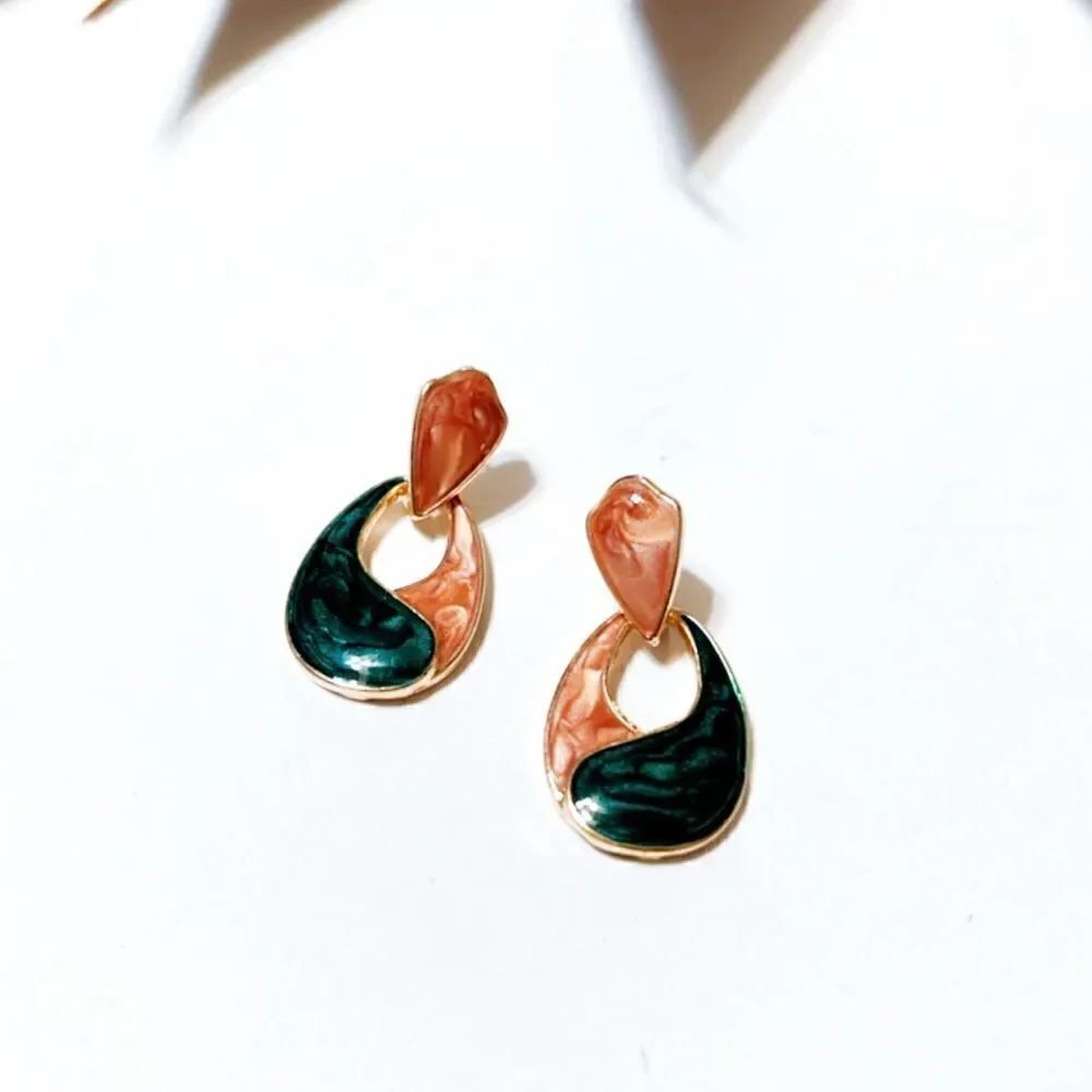 Geo dangle earrings  S288